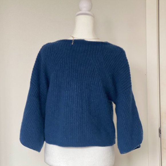 Club Monaco Dark Blue Pullover Sweater - Picture 3 of 10